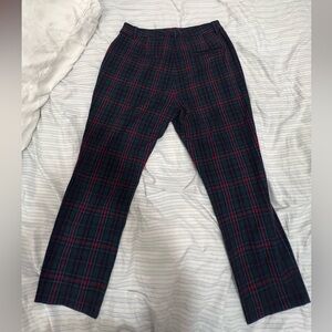 fitted trousers - plaid stretchy pants - vintage GAP